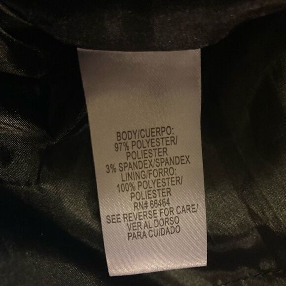 STUDIO ONE women’s dress, Size 16, white & black with white rosettes SEE DESCRIP - Picture 12 of 12